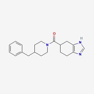 (4-benzylpiperidin-1-yl)(4,5,6,7-tetrahydro-1H-benzo[d]imidazol-5-yl)methanone