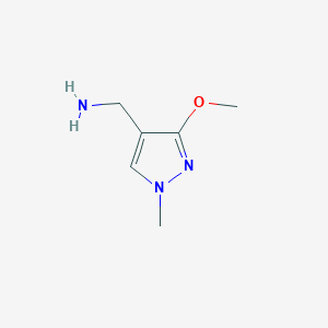 (3-methoxy-1-methyl-1H-pyrazol-4-yl)methanamine