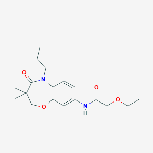 N-(3,3-dimethyl-4-oxo-5-propyl-2,3,4,5-tetrahydrobenzo[b][1,4]oxazepin-8-yl)-2-ethoxyacetamide
