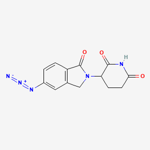 3-(6-Azido-3-oxo-1H-isoindol-2-yl)piperidine-2,6-dione