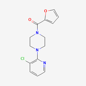 (4-(3-Chloropyridin-2-yl)piperazin-1-yl)(furan-2-yl)methanone