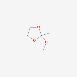 molecular formula C5H10O3 B024326 2-Methoxy-2-methyl-1,3-dioxolane CAS No. 19798-71-1