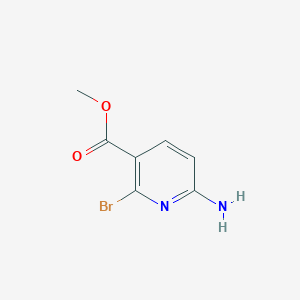 molecular formula C7H7BrN2O2 B2432603 Methyl 6-amino-2-bromonicotinate CAS No. 1260672-58-9