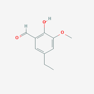 molecular formula C10H12O3 B2432653 5-Ethyl-2-hydroxy-3-methoxybenzaldehyde CAS No. 42044-93-9