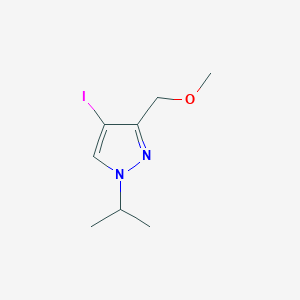 4-iodo-1-isopropyl-3-(methoxymethyl)-1H-pyrazole