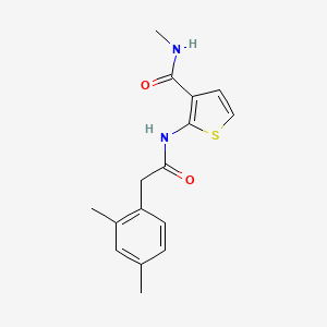 2-(2-(2,4-dimethylphenyl)acetamido)-N-methylthiophene-3-carboxamide