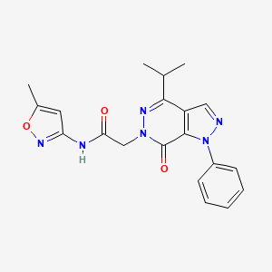 2-(4-isopropyl-7-oxo-1-phenyl-1H-pyrazolo[3,4-d]pyridazin-6(7H)-yl)-N-(5-methylisoxazol-3-yl)acetamide