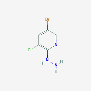 (5-Bromo-3-chloropyridin-2-yl)hydrazine