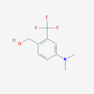 (4-(Dimethylamino)-2-(trifluoromethyl)phenyl)methanol