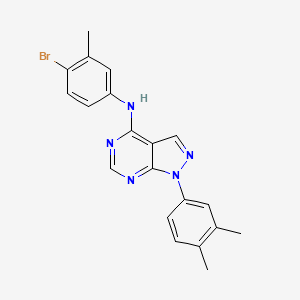 N-(4-bromo-3-methylphenyl)-1-(3,4-dimethylphenyl)-1H-pyrazolo[3,4-d]pyrimidin-4-amine