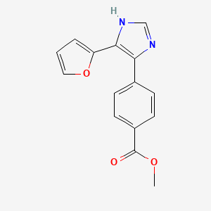 methyl 4-[5-(furan-2-yl)-1H-imidazol-4-yl]benzoate