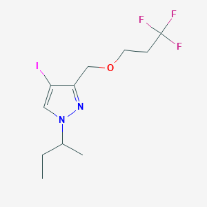 1-sec-butyl-4-iodo-3-[(3,3,3-trifluoropropoxy)methyl]-1H-pyrazole
