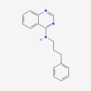 N-(3-phenylpropyl)quinazolin-4-amine