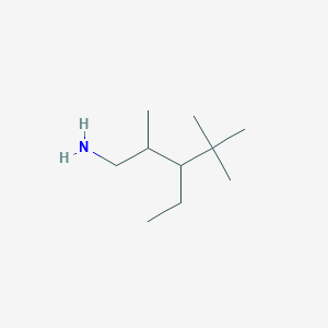 B2432716 3-Ethyl-2,4,4-trimethylpentan-1-amine CAS No. 2248290-12-0