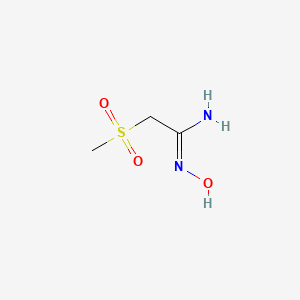 N'-hydroxy-2-methylsulfonylethanimidamide
