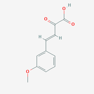molecular formula C11H10O4 B2432735 4-(3-Methoxyphenyl)-2-oxobut-3-enoic acid CAS No. 65152-37-6
