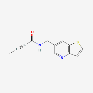 N-(Thieno[3,2-b]pyridin-6-ylmethyl)but-2-ynamide