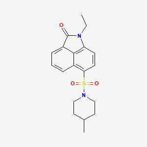 1-ethyl-6-((4-methylpiperidin-1-yl)sulfonyl)benzo[cd]indol-2(1H)-one