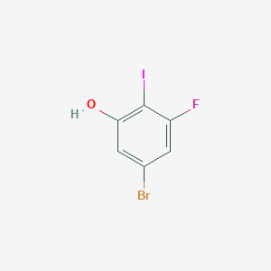 5-Bromo-3-fluoro-2-iodophenol