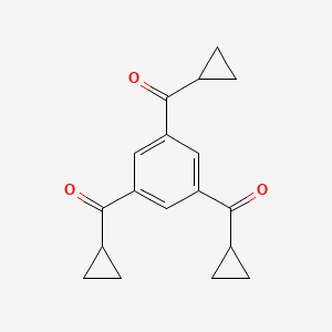 [3,5-Bis(cyclopropylcarbonyl)phenyl](cyclopropyl)methanone