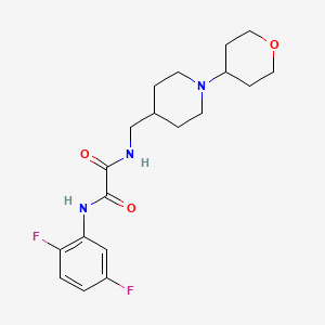 N1-(2,5-difluorophenyl)-N2-((1-(tetrahydro-2H-pyran-4-yl)piperidin-4-yl)methyl)oxalamide
