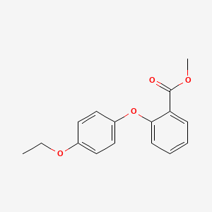 molecular formula C16H16O4 B2432856 Methyl 2-(4-ethoxyphenoxy)benzoate CAS No. 866152-27-4