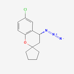 (4R)-4-Azido-6-chlorospiro[3,4-dihydrochromene-2,1'-cyclopentane]