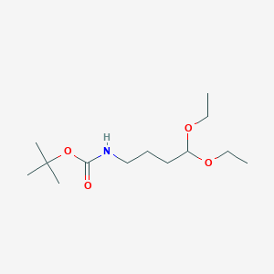 molecular formula C13H27NO4 B2432893 Tert-butyl N-(4,4-diethoxybutyl)carbamate CAS No. 143646-48-4