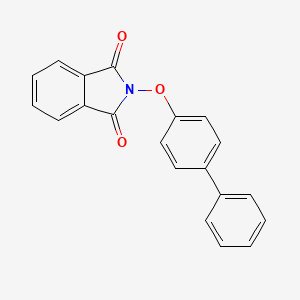 molecular formula C20H13NO3 B2432901 2-(4-Phenylphenoxy)isoindole-1,3-dione CAS No. 1079392-35-0