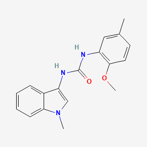 1-(2-methoxy-5-methylphenyl)-3-(1-methyl-1H-indol-3-yl)urea