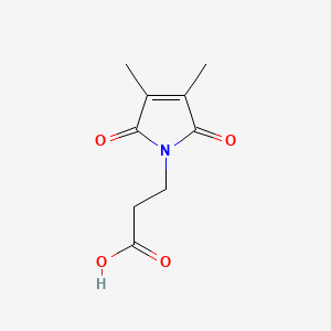 B2432945 3-(3,4-dimethyl-2,5-dioxo-2,5-dihydro-1H-pyrrol-1-yl)propanoic acid CAS No. 63945-03-9