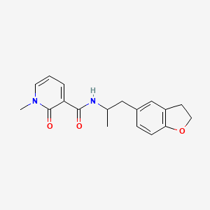 N-(1-(2,3-dihydrobenzofuran-5-yl)propan-2-yl)-1-methyl-2-oxo-1,2-dihydropyridine-3-carboxamide