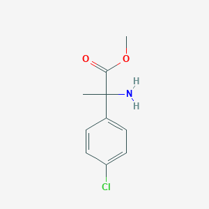 molecular formula C10H12ClNO2 B2432979 Methyl 2-amino-2-(4-chlorophenyl)propanoate CAS No. 6097-62-7
