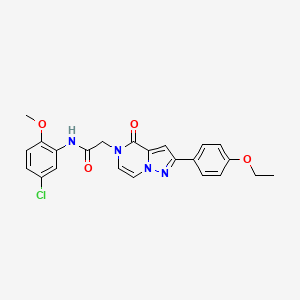 N-(5-chloro-2-methoxyphenyl)-2-[2-(4-ethoxyphenyl)-4-oxopyrazolo[1,5-a]pyrazin-5(4H)-yl]acetamide