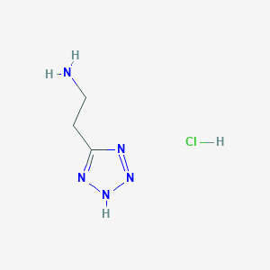 B2433013 [2-(1H-tetrazol-5-yl)ethyl]amine hydrochloride CAS No. 33841-57-5; 33876-24-3; 45438-77-5