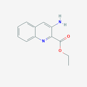 molecular formula C12H12N2O2 B2433054 Ethyl 3-aminoquinoline-2-carboxylate CAS No. 62235-59-0