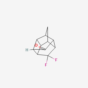 molecular formula C11H10F2O B2433057 11,11-Difluoropentacyclo[5.4.0.02,6.03,10.05,9]undecan-8-one CAS No. 117389-49-8