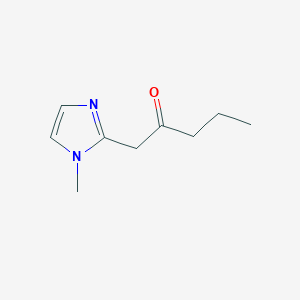 molecular formula C9H14N2O B2433058 1-(1-Methylimidazol-2-yl)pentan-2-one CAS No. 1458149-29-5