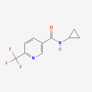 N-cyclopropyl-6-(trifluoromethyl)nicotinamide
