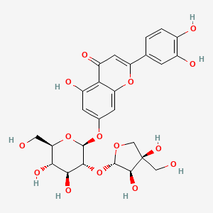 molecular formula C26H28O15 B2433193 Graveobioside A CAS No. 506410-53-3