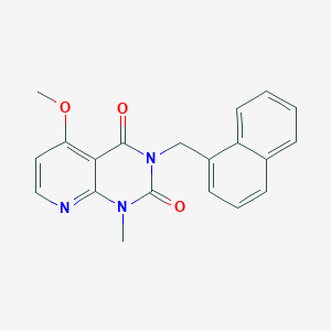 5-methoxy-1-methyl-3-(naphthalen-1-ylmethyl)pyrido[2,3-d]pyrimidine-2,4(1H,3H)-dione