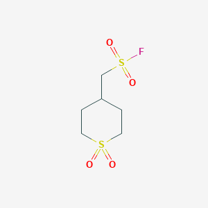 (1,1-Dioxo-1lambda6-thian-4-yl)methanesulfonyl fluoride