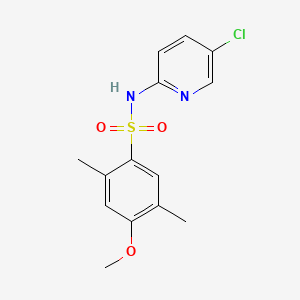 N-(5-chloropyridin-2-yl)-4-methoxy-2,5-dimethylbenzenesulfonamide