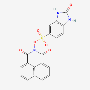 (1,3-Dioxobenzo[de]isoquinolin-2-yl) 2-oxo-1,3-dihydrobenzimidazole-5-sulfonate