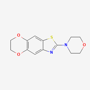 2-Morpholin-4-yl-6,7-dihydro[1,4]dioxino[2,3-f][1,3]benzothiazole