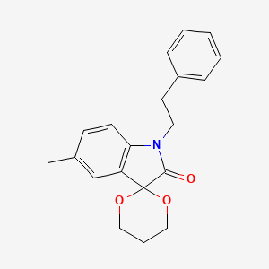 5'-Methyl-1'-phenethylspiro[[1,3]dioxane-2,3'-indolin]-2'-one