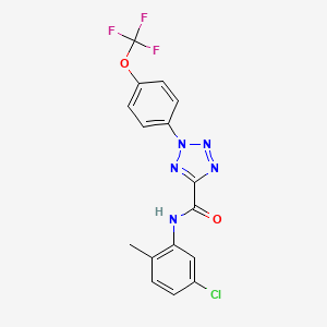N-(5-chloro-2-methylphenyl)-2-(4-(trifluoromethoxy)phenyl)-2H-tetrazole-5-carboxamide