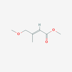 molecular formula C7H12O3 B2433657 Methyl (E)-4-methoxy-3-methylbut-2-enoate CAS No. 88806-83-1