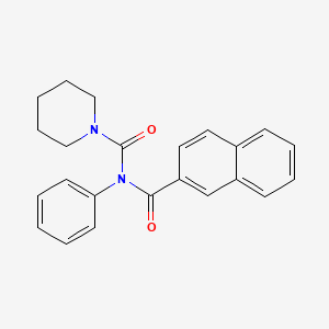 molecular formula C23H22N2O2 B2433694 N-(2-naphthoyl)-N-phenylpiperidine-1-carboxamide CAS No. 899951-10-1