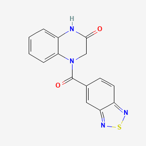 4-(benzo[c][1,2,5]thiadiazole-5-carbonyl)-3,4-dihydroquinoxalin-2(1H)-one
